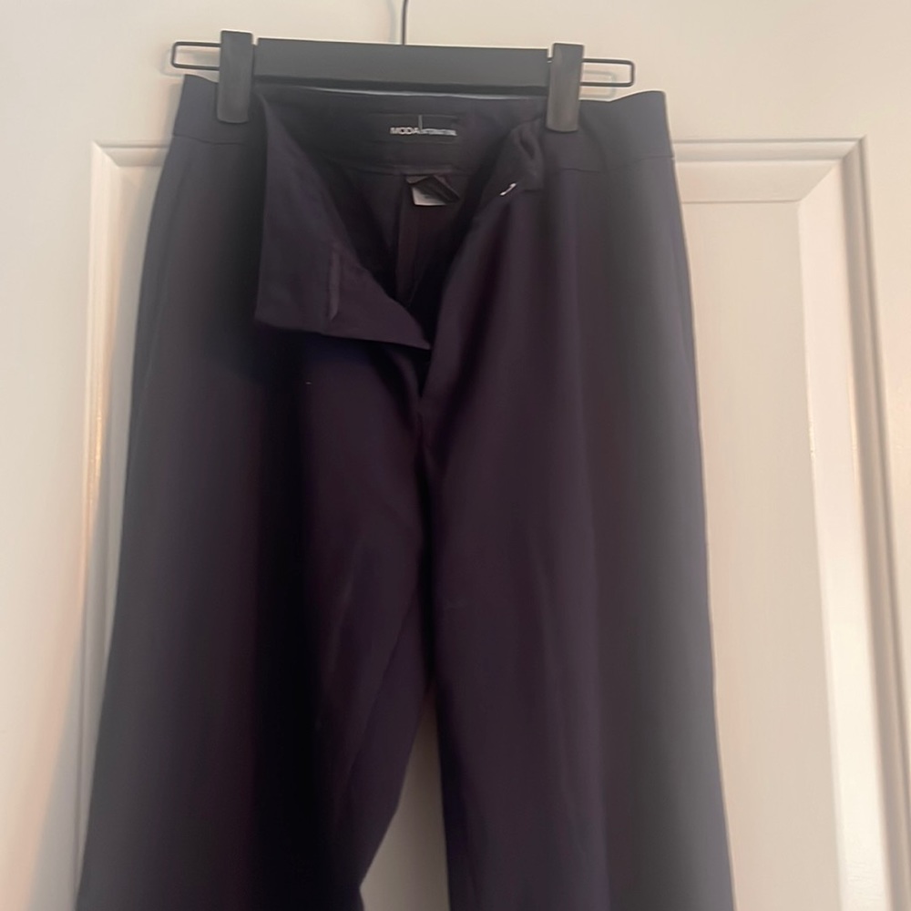 Moda international dress pants.  Navy blue